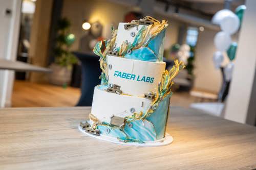 Uiteraard was er Faber LABS taart, naast Bossche Bollen